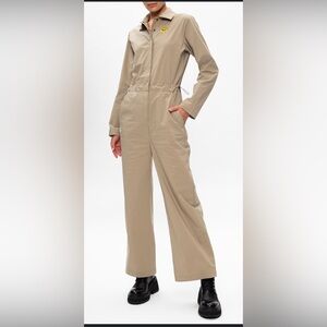 NIKE SPORTSWEAR  JUMPSUIT PLAYSUIT OUTFIT STONE CU5960-342 WOMEN Medium  NEW